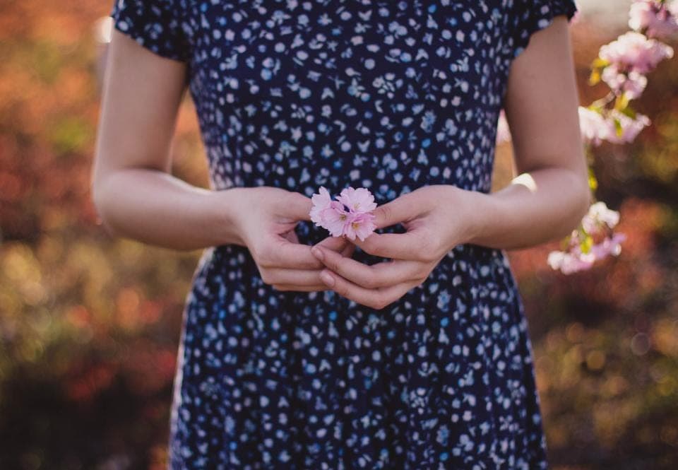 Robe Céleste — Petites fleurs
