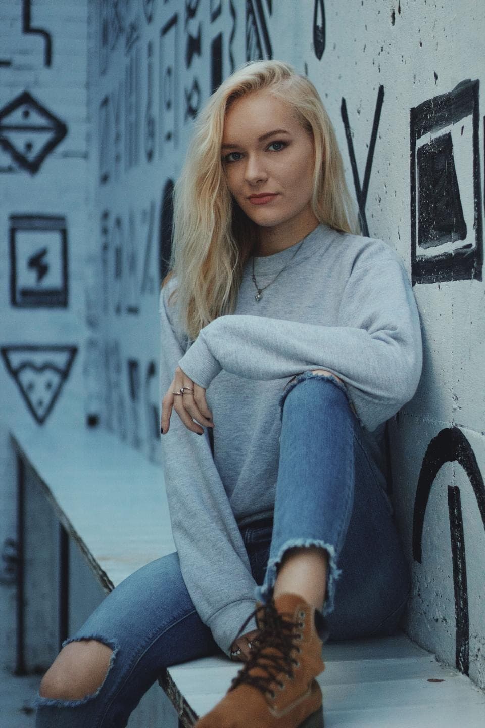 Sweat Camille — Gris chiné