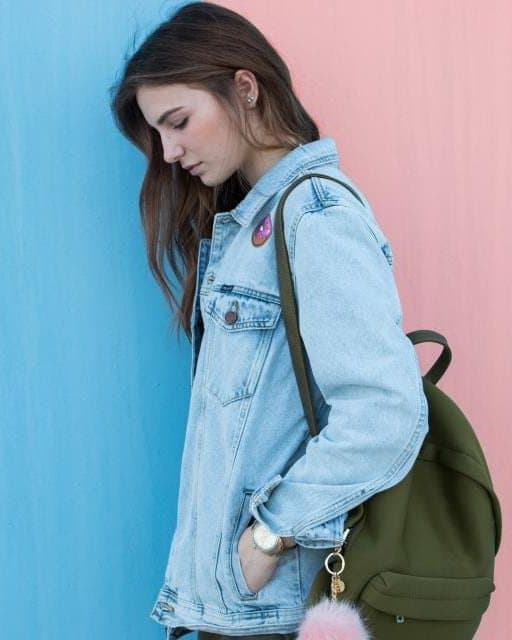 Veste en jean Rosa — Bleu clair